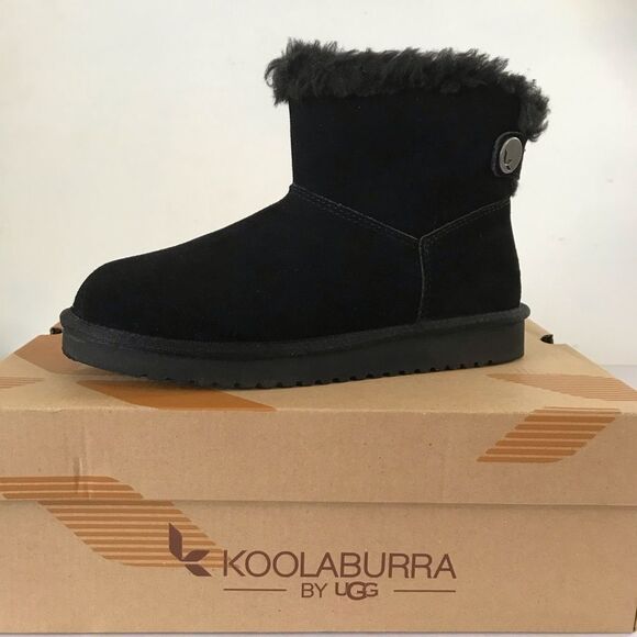 Koolaburra by UGG Jordina Mini Suede Button Boots - Picture 1 of 9
